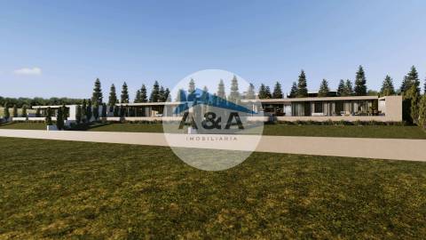 Elegância Térrea com Piscina e Vistas Panorâmicas - Alcobaça