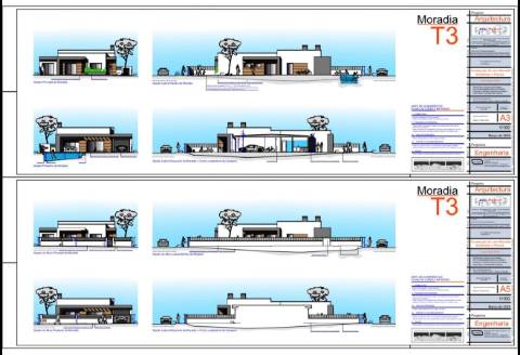 Moradia T3 Térrea Moderna com Piscina e Garagem | Em Construção
