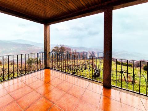 Quinta com 1.595m² vinhas & Moradia T1 em Pedra – Baião