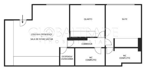 Apartamento T2 Renovado & Equipado em Alfena
