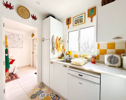 Casa geminada com charme I T2 +1 I Quintal I Centro de Vila Real de Santo António