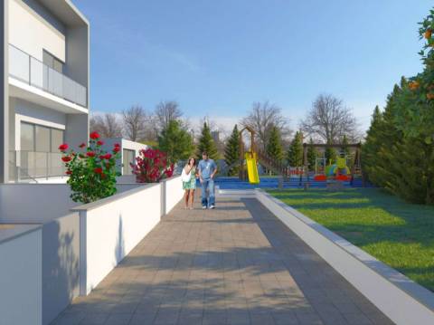 Terreno com projeto aprovado moradias