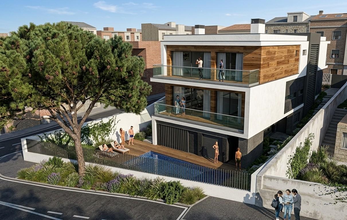 Moradia T5 com Piscina e Jardim em construção | Caxias | Oeiras