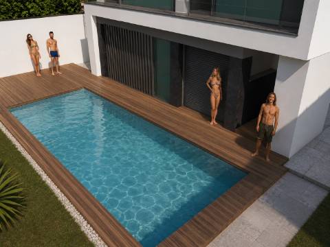 Moradia T5 com Piscina e Jardim em construção | Caxias | Oeiras