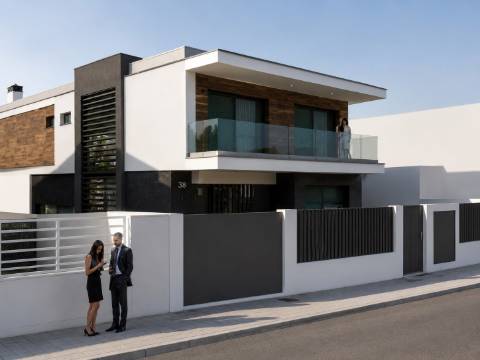 Moradia T5 com Piscina e Jardim em construção | Caxias | Oeiras