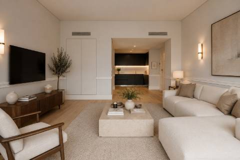 Sofisticado Apartamento T2 Novo no Rossio com Vista Privilegiada sobre Lisboa