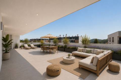 T2 com Terraço Privativo de 103 m² e Parqueamento em Sesimbra.