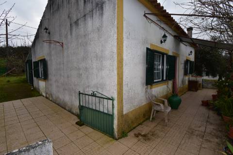Conjunto de 2 terrenos rústicos com moradia térrea T2 localizado nas Mouriscas