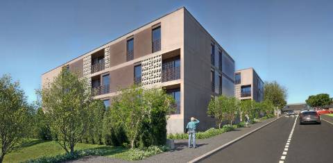 ÚLTIMO P/ VENDA !! Apartamento T1 c/ Terraço - 'Jardins de Brufe ' Exclusivo