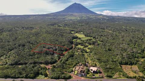 VENDE-SE TERRENO RÚSTICO COM VISTA PANORÂMICA EM SANTO ANTÓNIO, SÃO ROQUE DO PICO