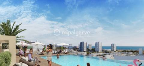 T2 a partir de 555 000€ até 700 000€ num condo fechado. Alvor Centro