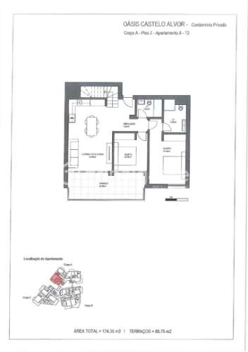 T2 a partir de 555 000€ até 700 000€ num condo fechado. Alvor Centro