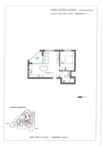 T3 a partir de 660 000€  até 770 000€ num condo fechado. Alvor centro