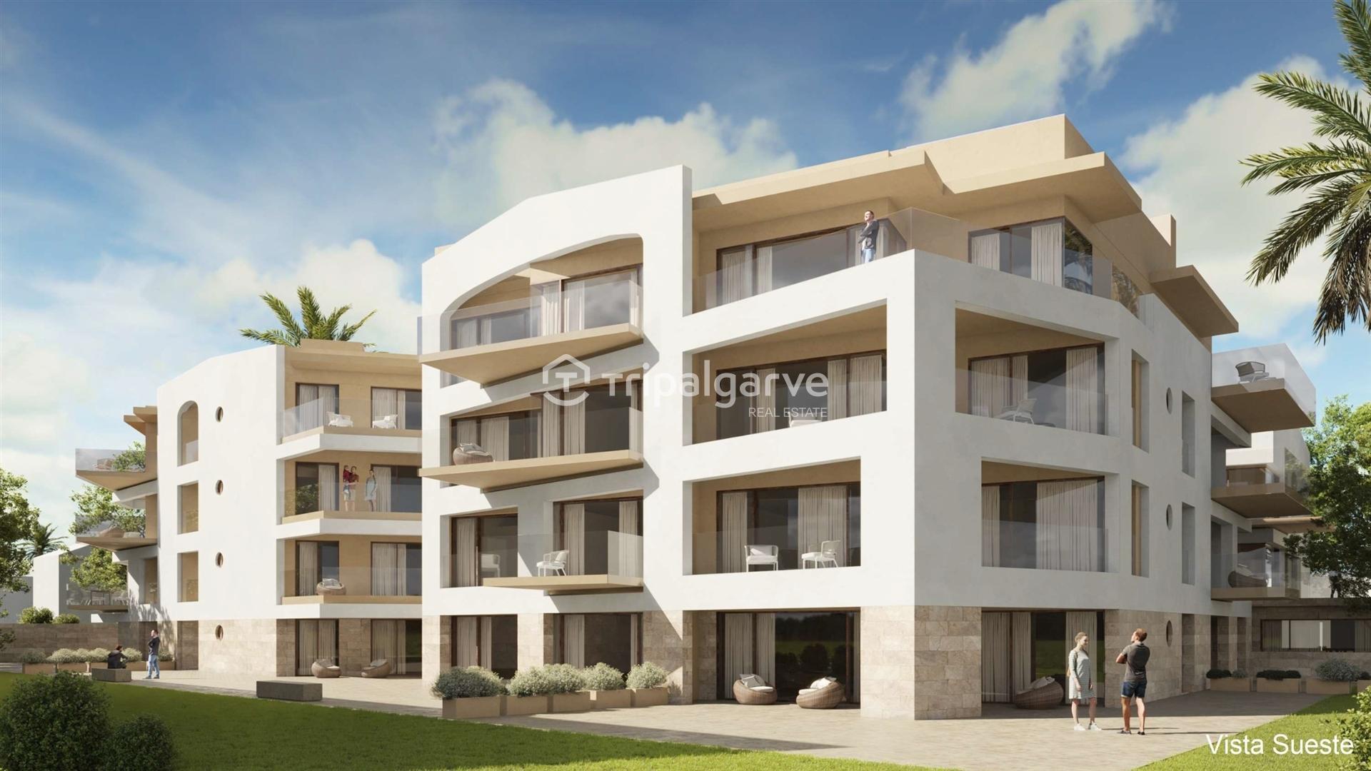 T3 Penthouse a partir de 1 200 000€ com vistas mar, num condo fechado. Centro  Alvor