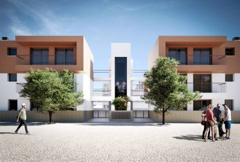 Nova penthouse T2, condomínio com piscina, junto Ria Formosa, em Cabanas de Tavira, Algarve