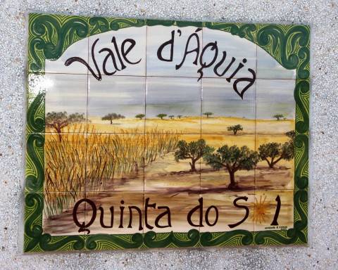 Quinta com moradia térrea T4, piscina com jardim, garagem e vinhas, em Campo Maior