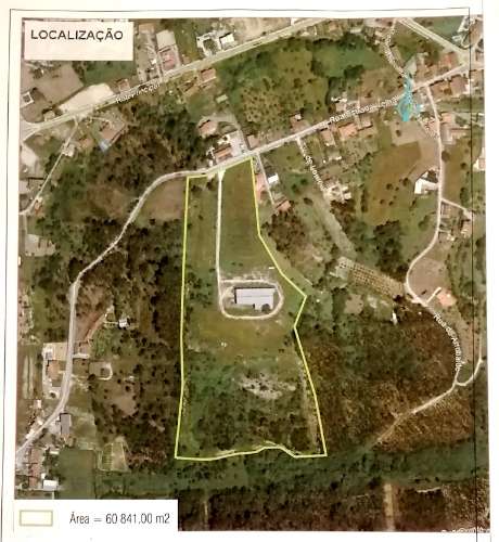 Armazém de 1200m2 em lote de 60841m2, em Pelariga, Pombal, Leiria