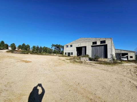 Armazém de 1200m2 em lote de 60841m2, em Pelariga, Pombal, Leiria
