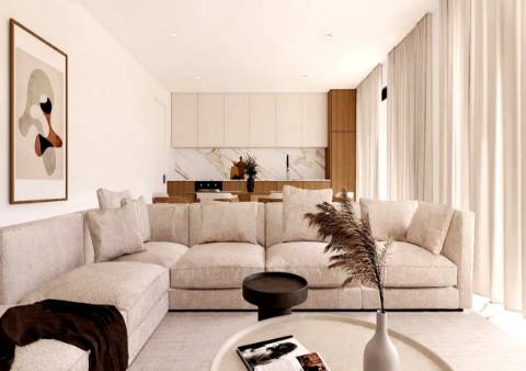 Novo apartamento T2, terraço e garagem box, junto ao centro Alcobaça