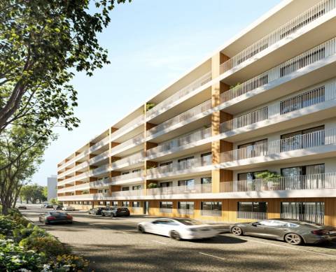 Novos apartamentos T3, varandas e garagem box, junto ao centro Alcobaça