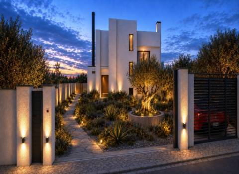 Lote com projeto aprovado, piscina e vistas de mar, centro de Tavira, Algarve