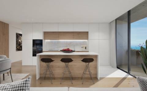 Apartamento T3 c/ Vistas sobre o Rio Douro e sobre o Mar