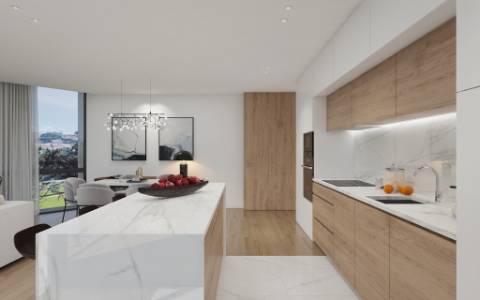 Apartamento T4 c/ Vistas sobre o Rio Douro e sobre o Mar