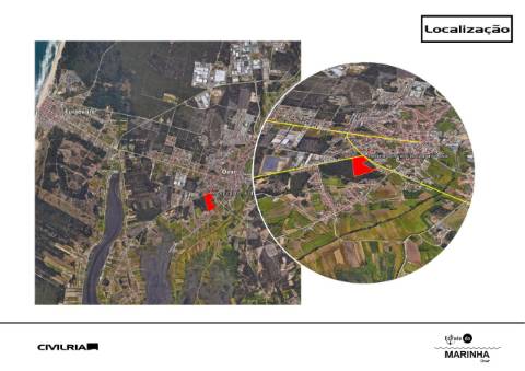 Lote de terreno para construção de moradia unifamiliar de Rc e/ou dois pisos