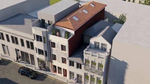 Apartamento T1 com Jardim Privativo & Terraço | Bonfim, Porto