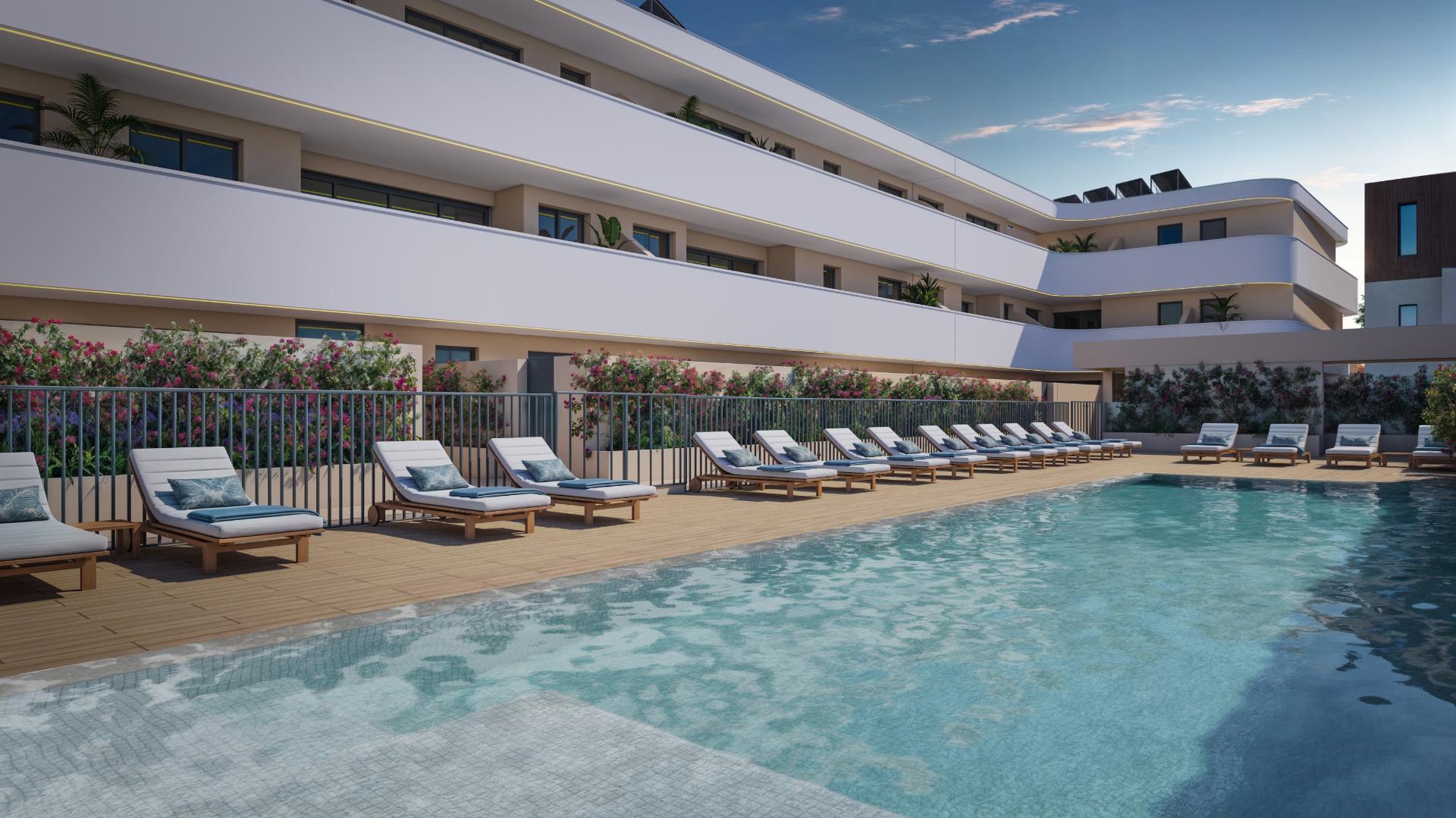 Apartamento T2 Moderno com acesso a piscina em Cabanas de Tavira