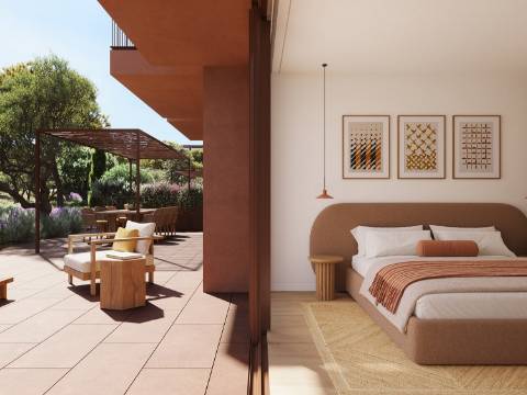 AP T3 de Luxo em Vilamoura com piscina e varanda com 54,45m²