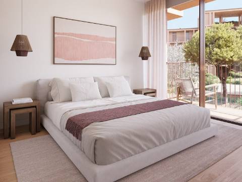 AP T3 de Luxo em Vilamoura com piscina e varanda com 54,45m²