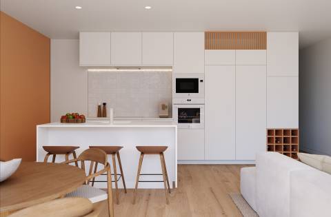 AP T3 de Luxo em Vilamoura com piscina e varanda com 54,45m²