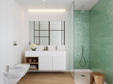 AP T3 de Luxo em Vilamoura com piscina e varanda com 54,45m²