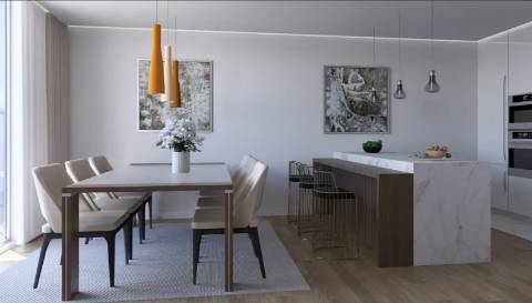 Apartamento T1+1 com garagem e varanda para venda em Portimão