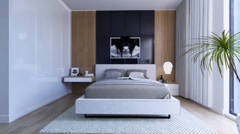 Apartamento T2 com terraço no último andar e garagem em Portimão