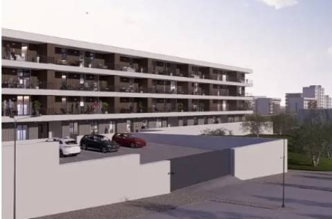 Apartamento T2 com terraço no último andar e garagem em Portimão