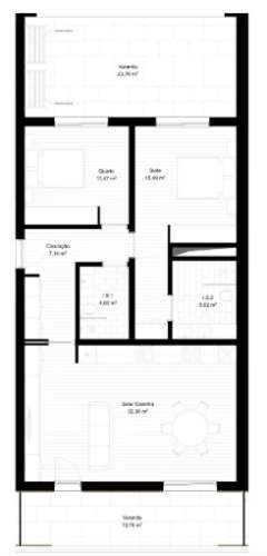 Apartamento T2 com terraço e garagem em Portimão