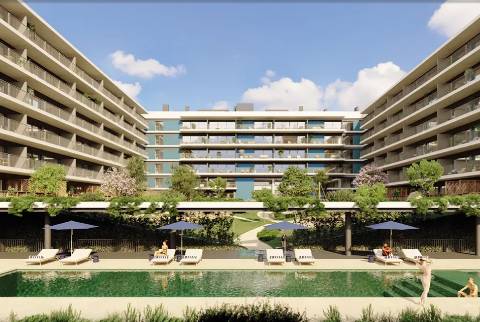 Apartamento T2 Duplex no LUX Garden EVO, Faro - com piscina