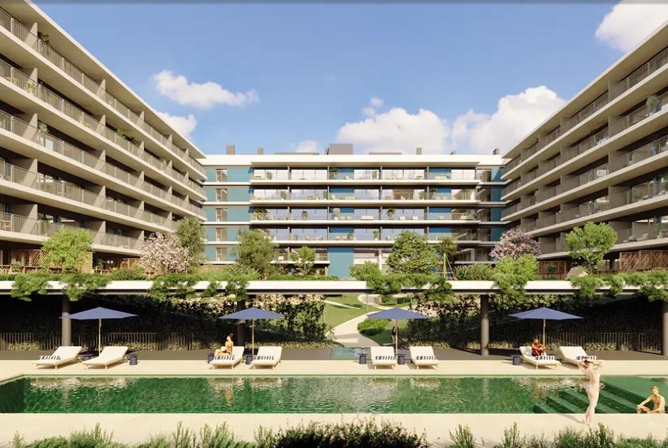 Apartamento T3 de Luxo no LUX Garden EVO, Faro -com piscina