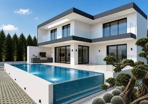 Moradia T4 de Luxo com Piscina Infinita e Vista Mar
