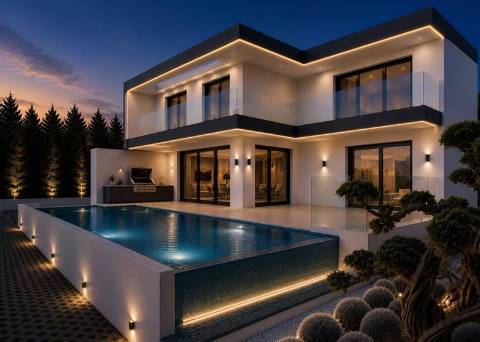 Moradia T4 de Luxo com Piscina Infinita e Vista Mar