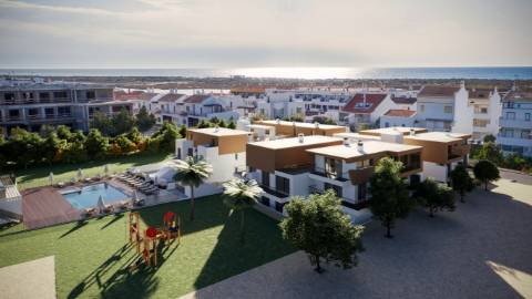 Apartamento T2 com piscina e garagem em Cabanas de Tavira
