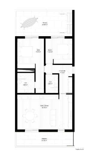 Apartamento T2 para venda no centro de Portimão