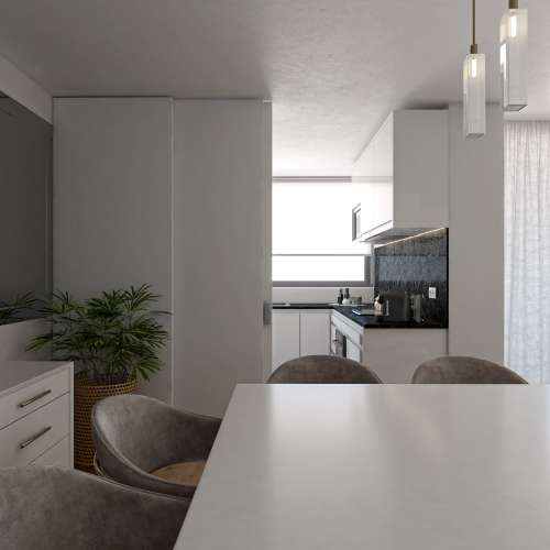 Apartamento T4 no rés-do-chão, com garagem e piscina em Conceição de Tavira