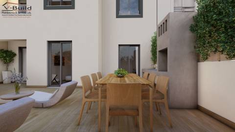 Apartamento T3 com terraço grande, jacuzzi e garagem em fase de construção