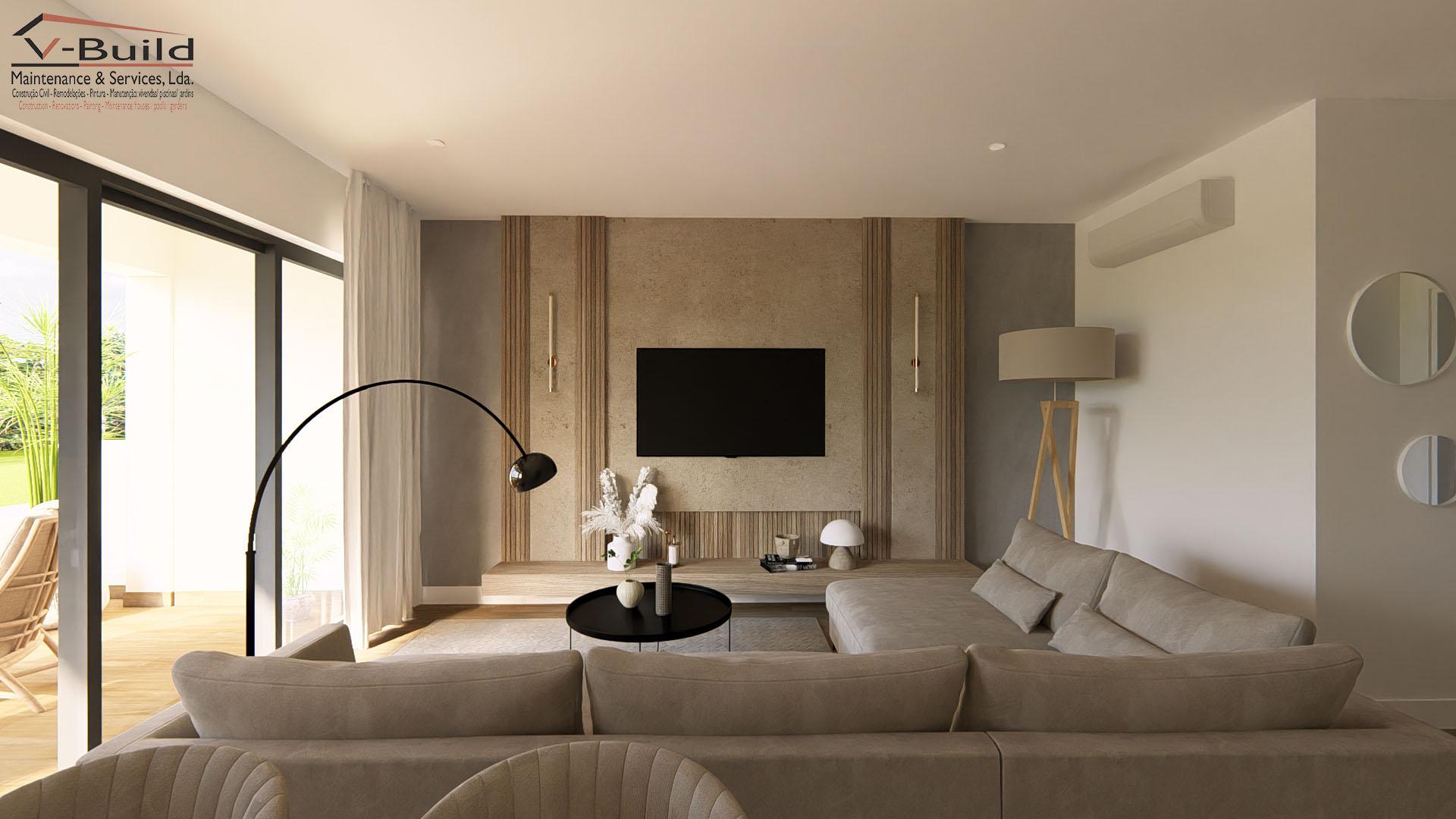 Apartamento T3 com terraço, jacuzzi e garagem em fase de construção
