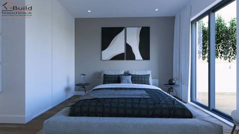Apartamento T3 com terraço, jacuzzi e garagem em fase de construção