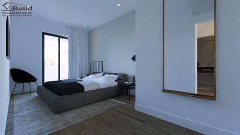 Apartamento T3 com terraço, jacuzzi e garagem em fase de construção