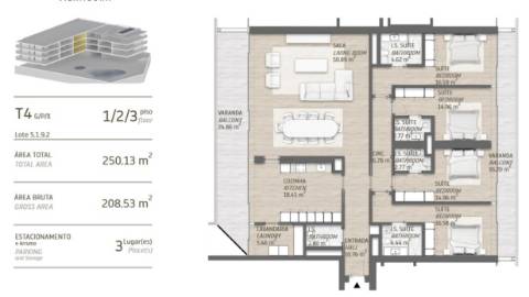 Vida de luxo exclusiva - Apartamento T4 em condomínio com piscinas